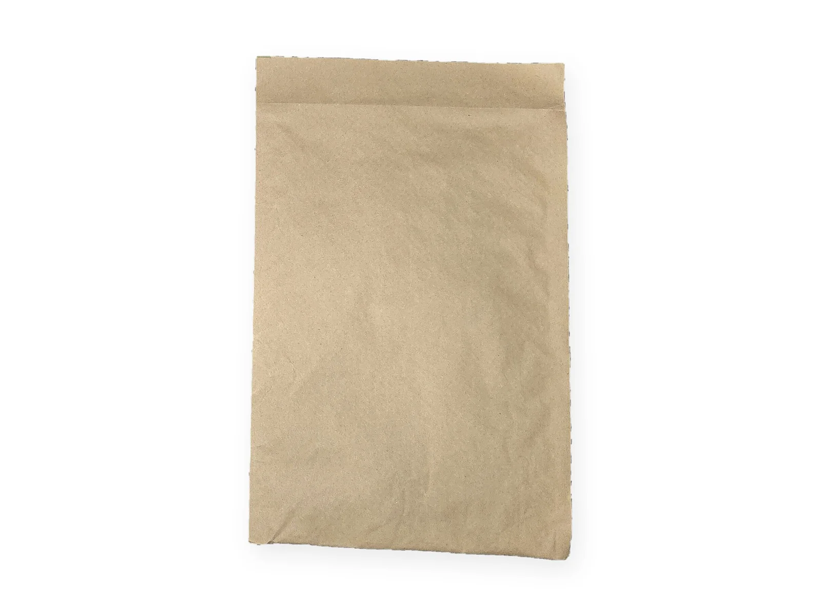 Enveloppe d’expédition en papier kraft brun, vue de face